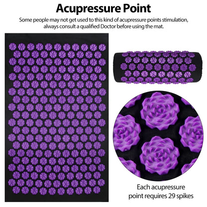 Monclique Acupressure Yoga Mat & Foot Massager