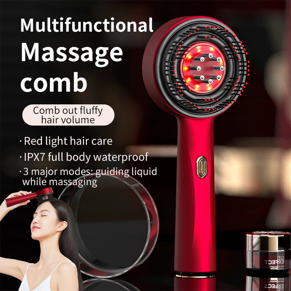 TrioGlow Red Light Therapy Hair Massager