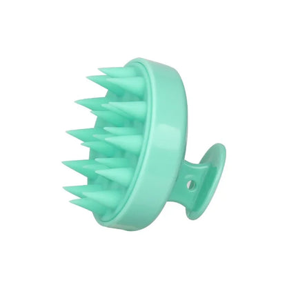 Silicone Scalp Massage Brush - Green A - Savrio -