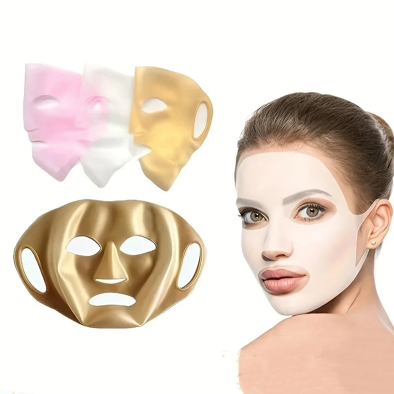 Reusable 3D Silicone Face Wrap - 1PC White - Savrio -