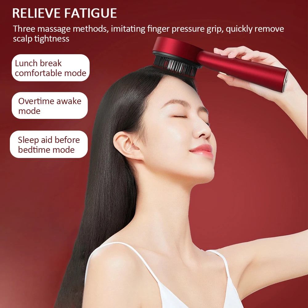 TrioGlow Red Light Therapy Hair Massager