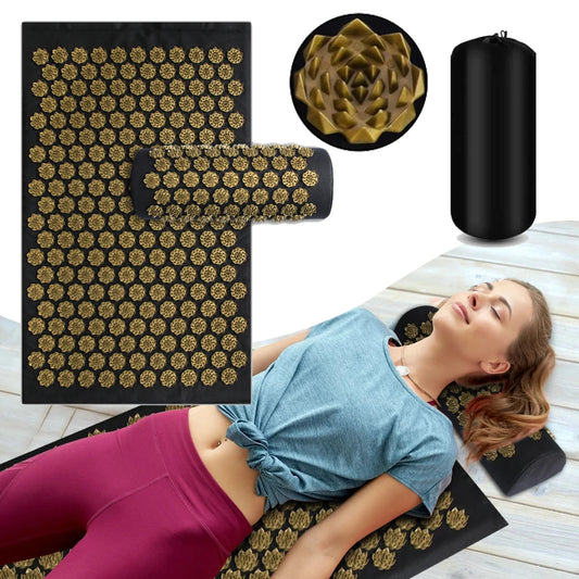 Monclique Acupressure Yoga Mat & Foot Massager