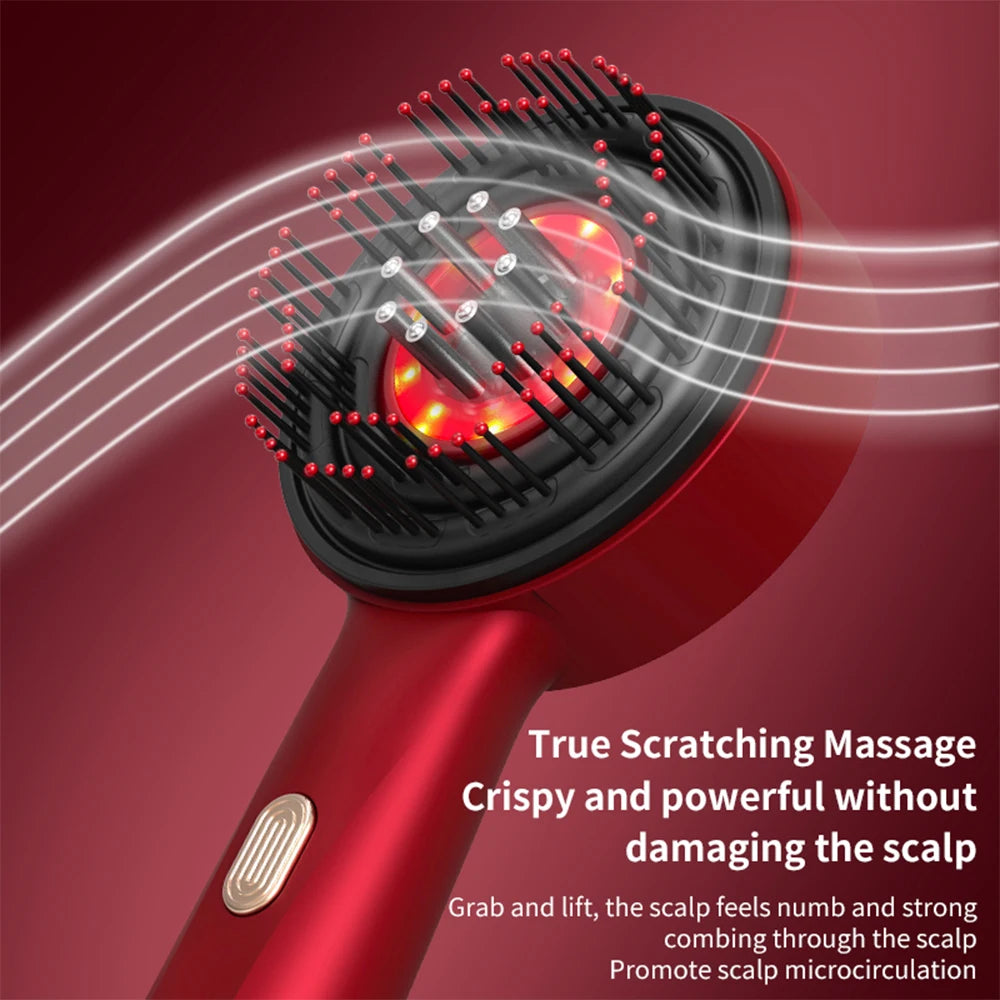 TrioGlow Red Light Therapy Hair Massager